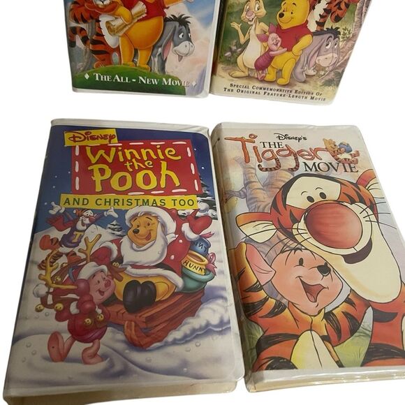 Vintage Disney Winnie the Pooh Kids VHS 90’s Set of 4 - Picture 3 of 9